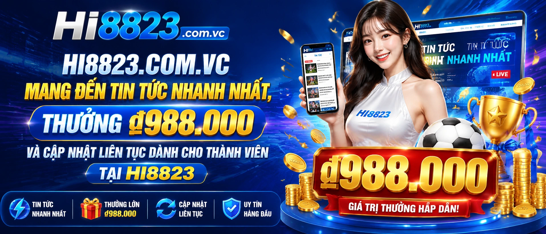 Cập nhật rút tiền nhanh và cửa sổ cash-out trên hi8823
